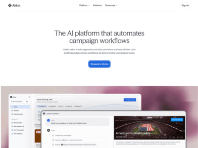 Akkio AI Workflow Automation