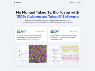 Attentive AI Takeoff Software for Construction