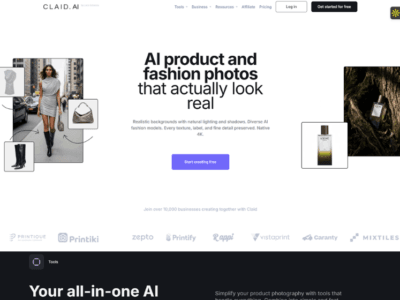 Claid AI Product Photo Generation Platform