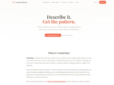 Crochets - AI Pattern Generator