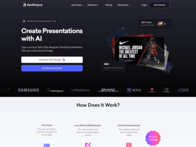 Decktopus AI Presentations Maker