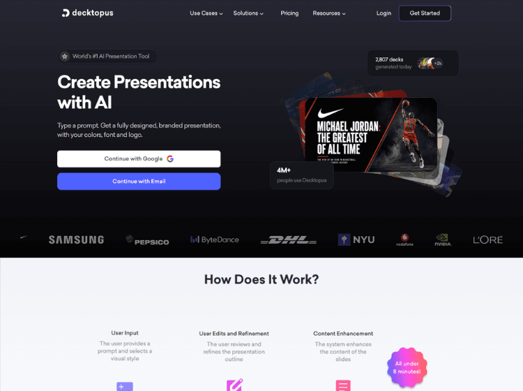 Decktopus AI Presentations Maker