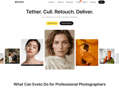 Evoto AI Photo Editing Software