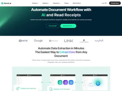 FormX AI Data Extraction