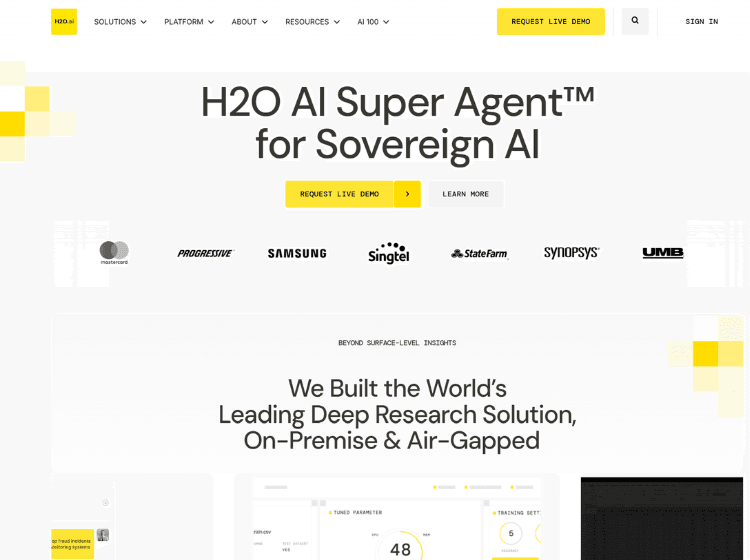 H2O AI Super Agent™ for Sovereign AI