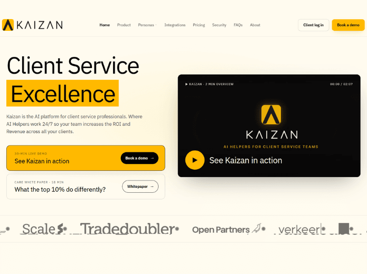 Kaizan AI Tool for Client Service