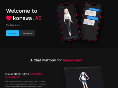 Korewa AI Character Chat Platform