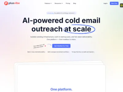 Plusvibe AI Cold Outreach Tool