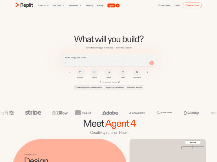 Replit AI App Builder Platform
