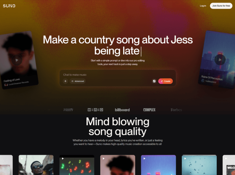 Suno AI Music Generation Platform