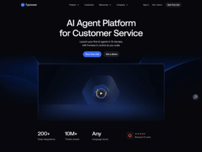 Typewise AI Customer Service Tool