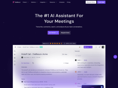 Fireflies AI Meeting Assistant