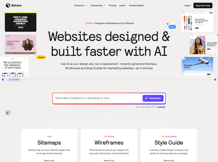 Relume AI Website Builder