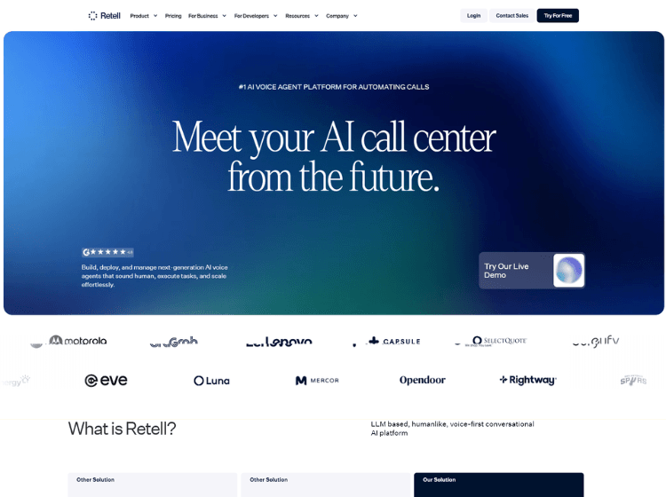 Retell AI Voice Agent Platform